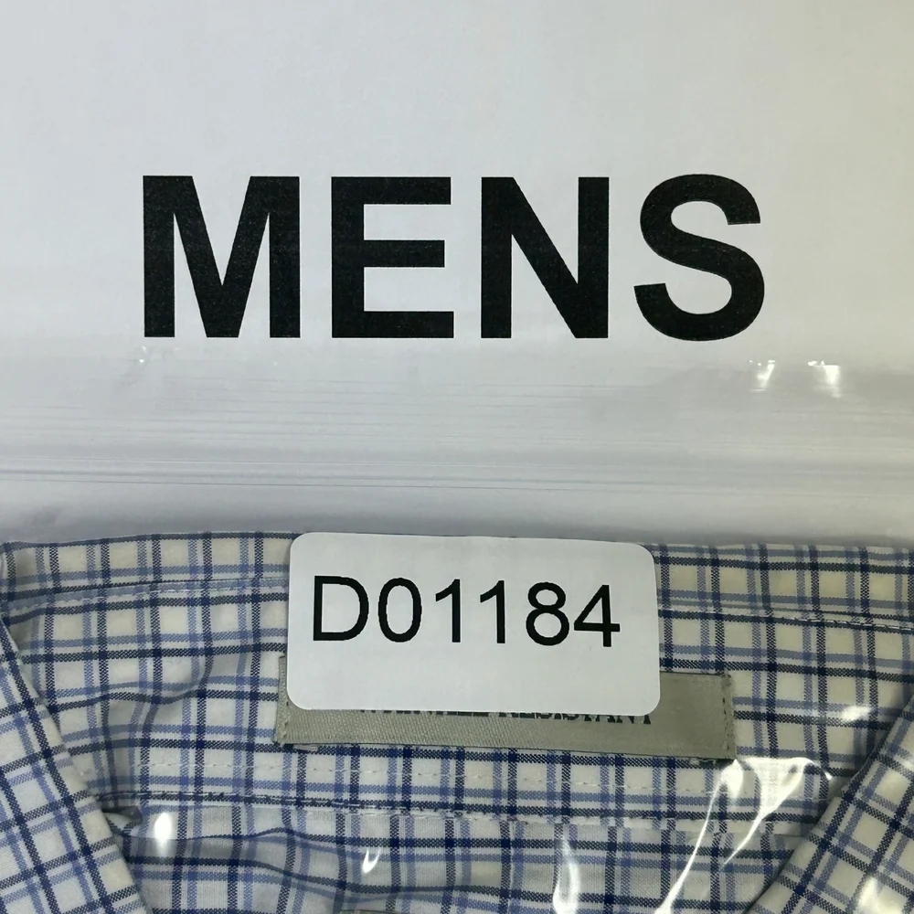 L.L.Bean Shirt Mens Large Regular Wrinkle Resistant Blue Plaid Button Down